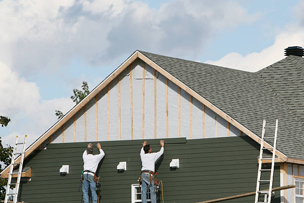 Professional Storm Damage Siding Repair technician working in Jobstown, NJ
